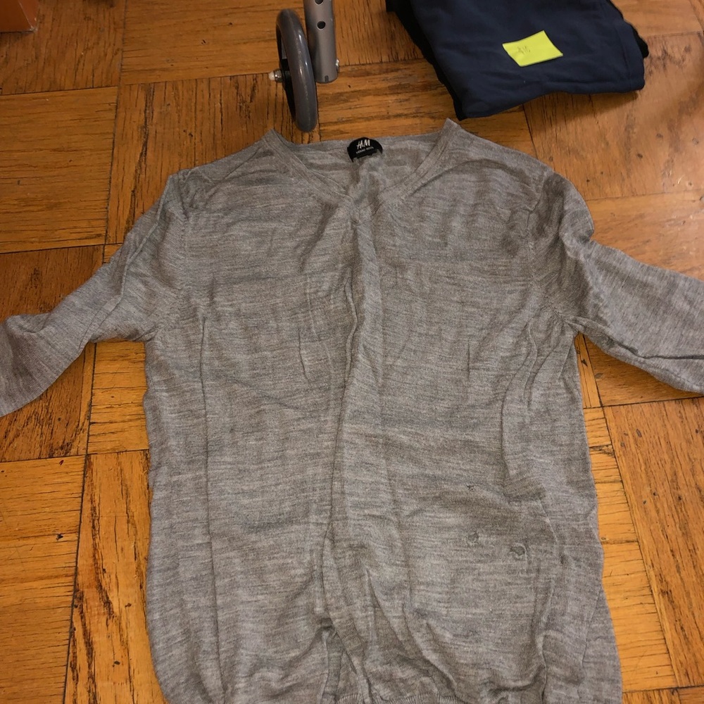 H&m long sleeve grey